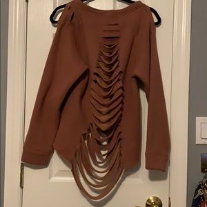 dusty rose pink sweater